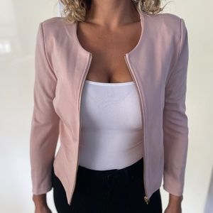 Philosophy Evening Jacket Pink shoulder pads woman career short